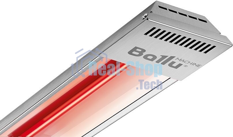 Обогреватель инфракрасный Ballu BIH-T-1.0-E серый, 1000 Вт, 10 м2