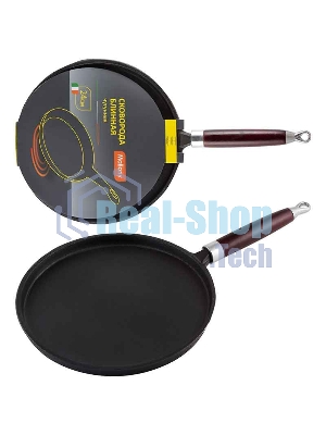 Сковорода Mallony блинная чугунная PCIF-24, диам - 24 см, в конверте, промасл. покрытие