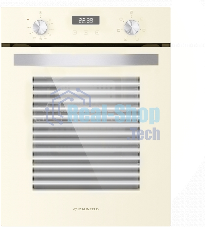 Шкаф духовой электрический Maunfeld EOEM516BG, 45 см, 51 л, бежевый, встраиваемый