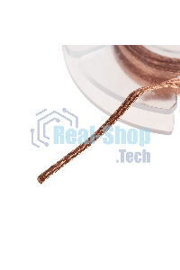 Медная лента (оплетка) для удаления припоя Rexant d=1 ммх1.5 м