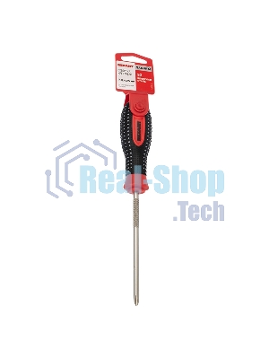 Отвертка крестовая Rexant PH 2х125 мм, трехкомпонентная рукоятка, сталь S2