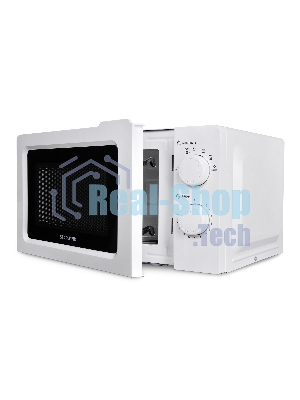 Микроволновая печь Starwind SMW3020 белый, 20 л, 700 Вт, переключатели - поворотный механизм