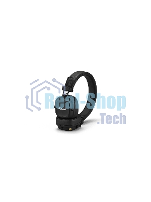 Беспроводные/проводные наушники Marshall Major IV черный, накладные, Bluetooth + проводной, беспроводная зарядка, до 80 ч