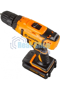 Дрель-шуруповерт аккумуляторная Вихрь ДА-18Л-2К/Б 72/14/22, Аккумуляторная, 18В, 2 АКБ, Кейс