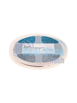 Лента светодиодная Rexant 24В, COB 10Вт/м, 384 LED/м, 6500K, 8мм, 5м, IP20