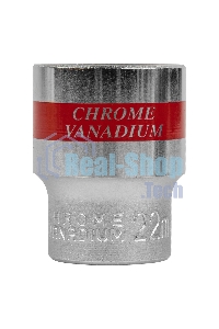 Головка торцевая Matrix, 22 мм, 6-гранная, CrV, под квадрат 1/2