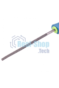 Напильник Сибртех, 150 мм, круглый, двухкомпонентная рукоятка, №2