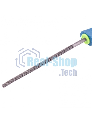 Напильник Сибртех, 150 мм, круглый, двухкомпонентная рукоятка, №2