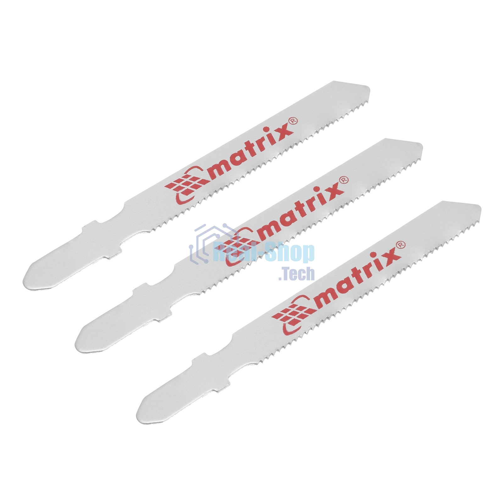 Полотна для электролобзика Matrix по металлу, 3 шт., 50 х 1,2мм, HSS, EU- хвостовик