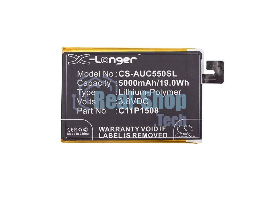 Аккумулятор CameronSino CS-AUC550SL C11P1508 для AsusZenFone 50003.8V, 5000 mAh, 19.00Wh