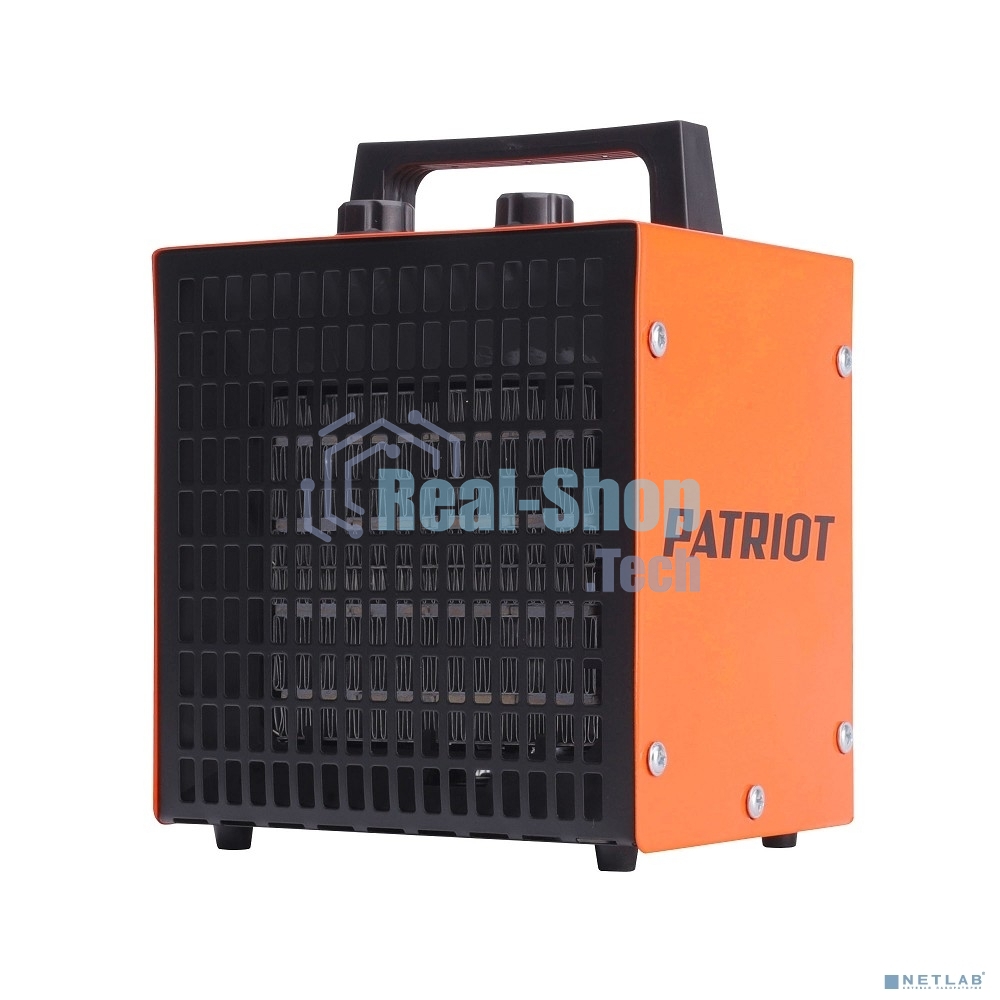 Тепловентилятор электрический Patriot PT Q 3S, оранжевый/черный, 2000 Вт, 25 м2, термостат