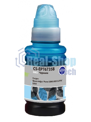 Чернила Cactus CS-EPT6735B светло-голубой100мл для Epson L800/L810/L850/L1800