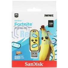 Флешка USB SanDisk Fortnite, Peely Edition 128Gb SDCZIF-128G-G46, USB3.2, желтая