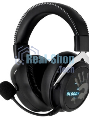 Гарнитура Bloody MR590 Sports Red красный/чёрный, беспроводная + проводная, Bluetooth, до 35 ч