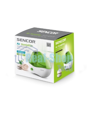 Увлажнитель воздуха Sencor SHF 921GR зеленый/белый, 20 м², 2.2 л
