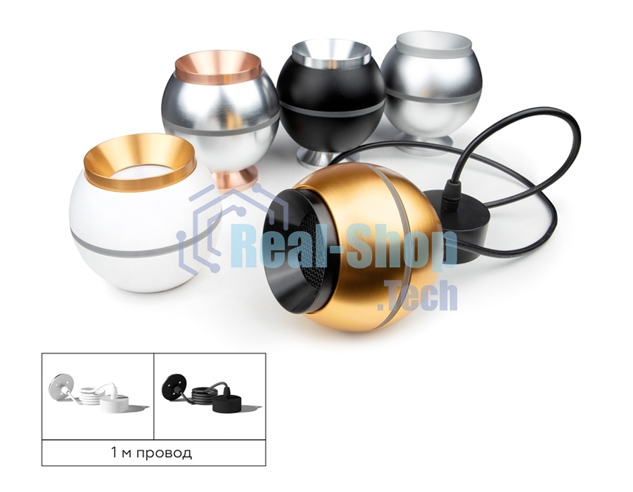 Корпус светильника C1105 PYG золото желтое полированное D100*H80mm MR16 GU5.3 LED 3W 4200K