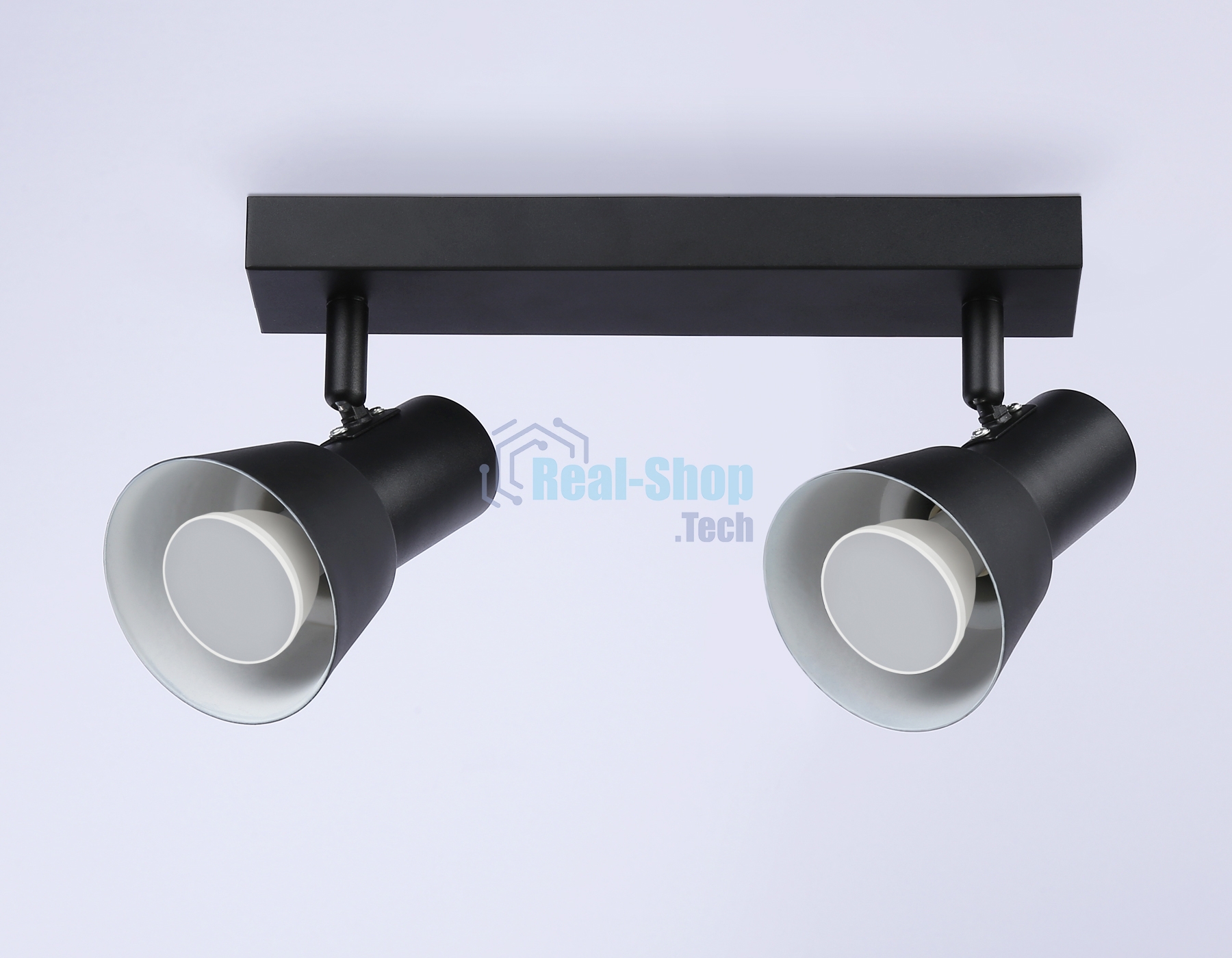 Светильник Ambrella light TA13117/2 BK/WH черный/белый GU10/2 max 12W 350*85*150