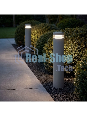1532 TECHNO LED / Светильник садово-парковый серый