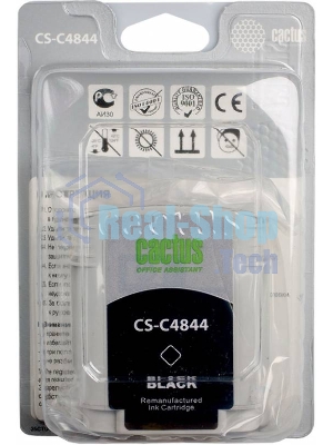 Картридж струйный Cactus CS-C4844 черный (72 мл) для №10 HP 2000/2500/1000/1100/1200