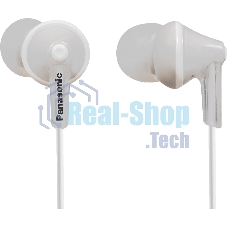 Наушники вкладыши Panasonic RP-HJE125E-W 1.1м белый проводные (в ушной раковине)