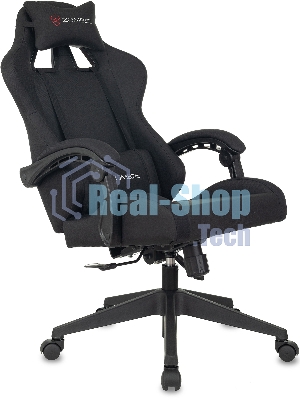 Кресло Бюрократ Zombie Predator Neo Black черный, экокожа, 120 кг, механизм качания