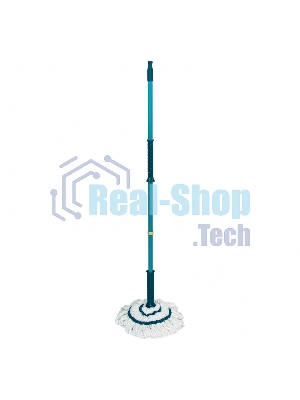 Швабра отжимная HomePalisad скручиванием 120 см, насадка из микрофибры, 120 г