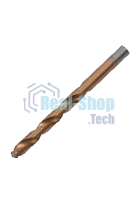 Сверло Matrix по металлу,10 мм, HSS, нитридтитановое покрытие, цилиндрический хвостовик