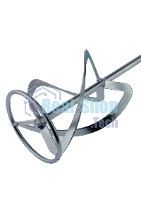 Насадка для миксера Сибртех, для легких растворов,140 х 590 мм, оцинкованная,хвостовик резьба М14