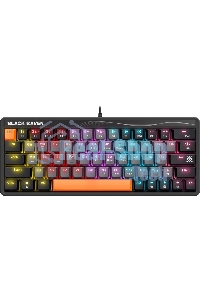 Клавиатура проводная Defender MECHANICAL BLK RAVEN GK-417 RU RGb