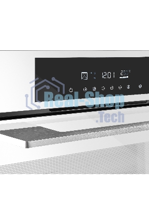 Шкаф духовой электрический Maunfeld AEOD60103W, 60л, дверца с 3 стеклами, белый