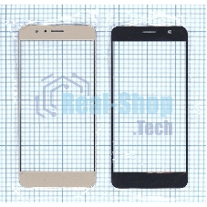 Защитное стекло для Huawei Honor 8 золотистый