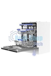 Встраиваемая посудомоечная машина Maunfeld MLP-123I, черный, 59.8 см, 14 компл., 49 дБ, класс A++