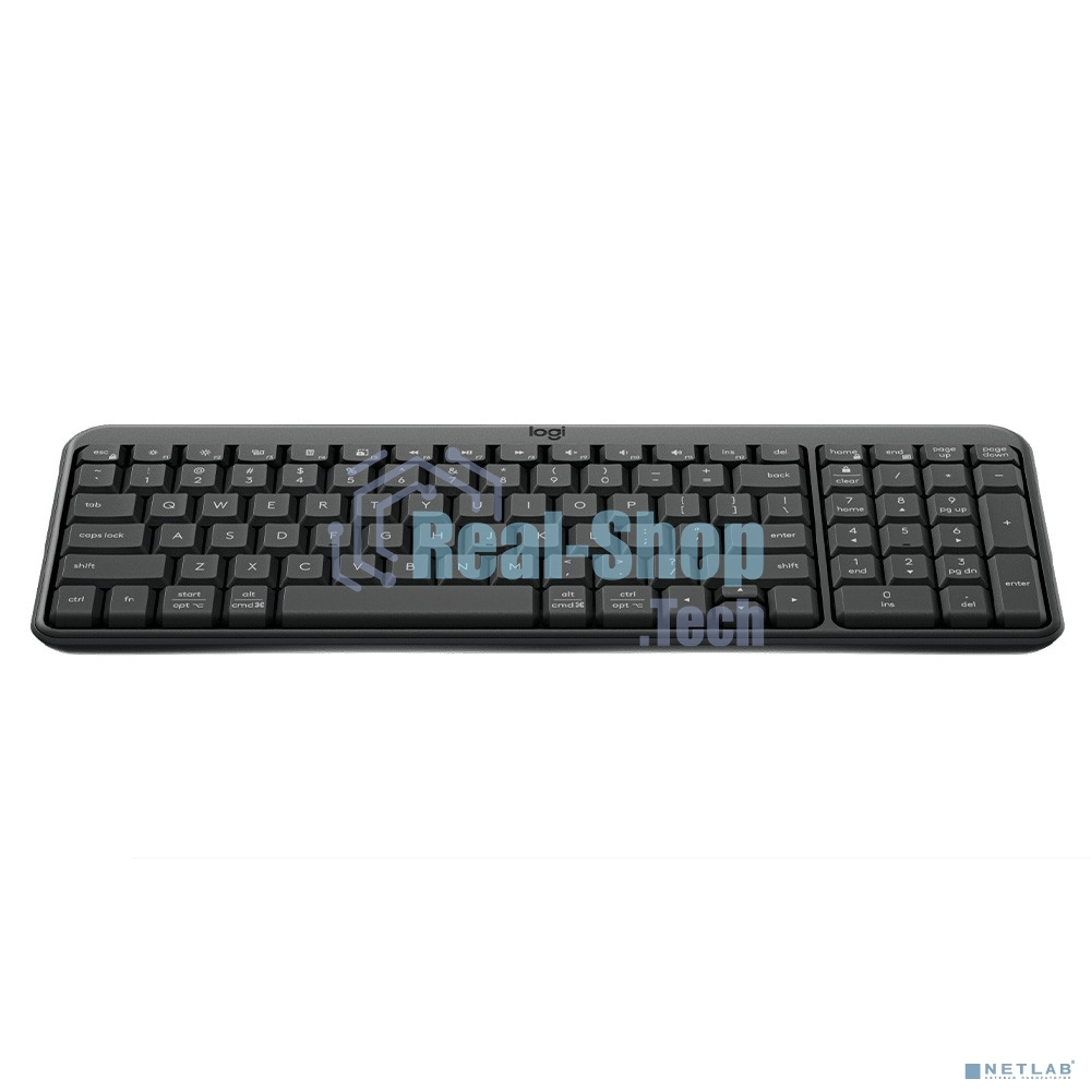 Клавиатура Logitech K250 беспроводная, Bluetooth, серый