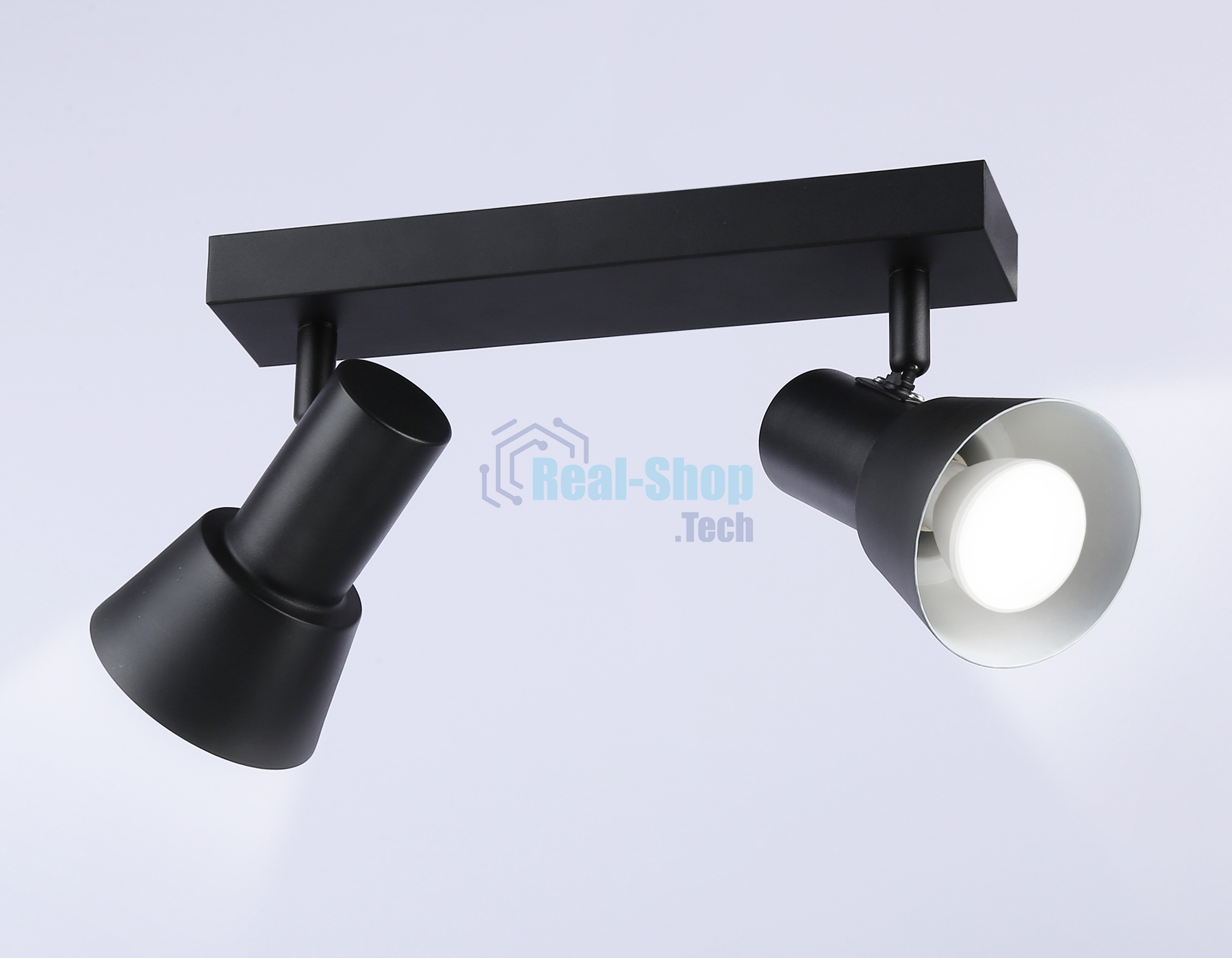 Светильник Ambrella light TA13117/2 BK/WH черный/белый GU10/2 max 12W 350*85*150