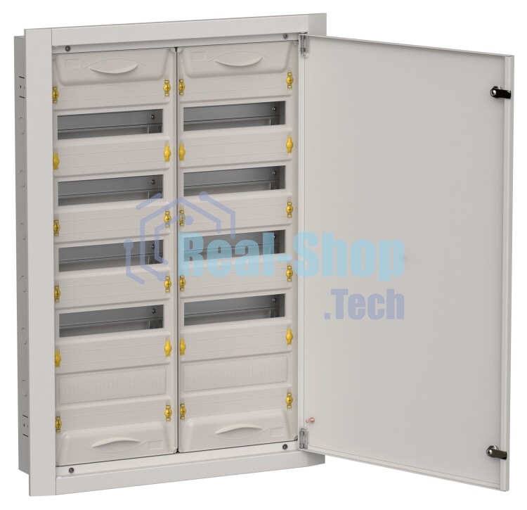 Корпус металлический IEK TITAN 5 ЩРв-120 (2х60) 880х625х130мм IP31 серый (одна дверь)