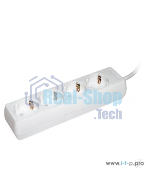 Удлинитель 4х5 м с заземл. 16А IP20 У04 2P+PE IEK WYP10-16-04-05-Z-N