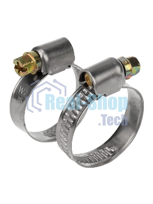 Хомут червячный Rexant 16-27-0,7 мм, (упак. 50 шт)