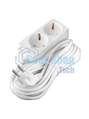 Удлинитель 2х3 м с заземл. 10А IP20 2.2 кВт Союз 481S-9203