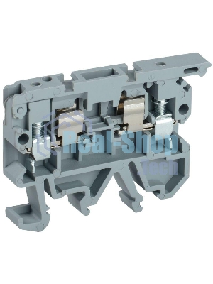 Клемма винтовая КВИ-4-П с держат. предохр. 5х20 сер. IEK YZN30-004F-K02