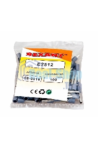 Наконечник штыревой втулочный изолированный Rexant F-12 мм 2.5 мм² (НШВи 2.5-12) синий