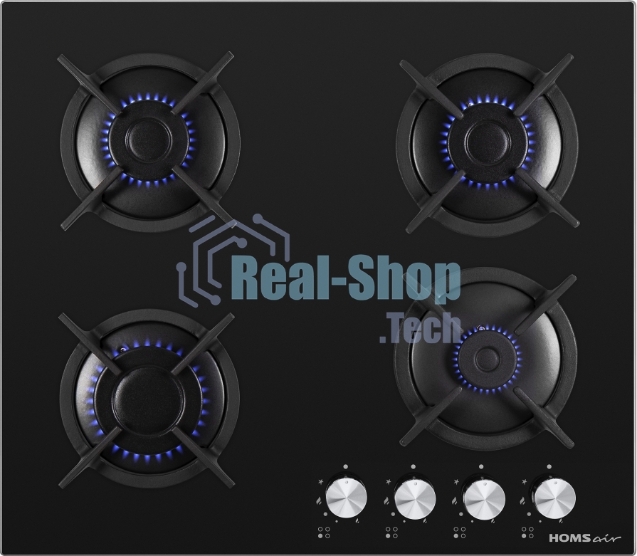 Газовая варочная панель HOMSair HGG641BK