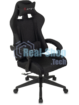 Кресло Бюрократ Zombie Predator Neo Black черный, экокожа, 120 кг, механизм качания