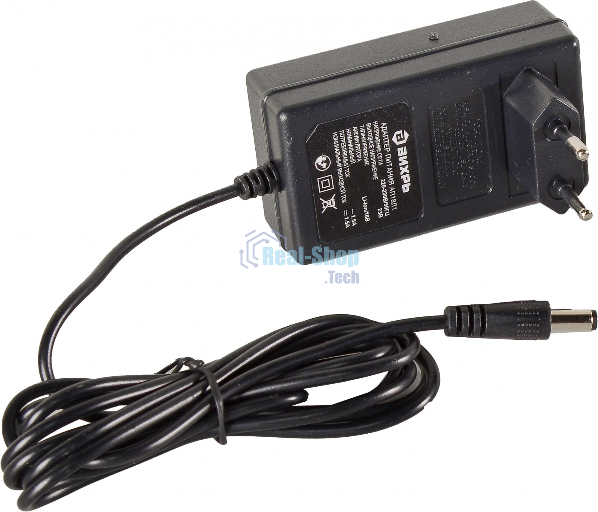 Дрель-шуруповерт аккумуляторная Вихрь ДА-18Л-2К/Б 72/14/22, Аккумуляторная, 18В, 2 АКБ, Кейс