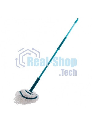 Швабра отжимная HomePalisad скручиванием 120 см, насадка из микрофибры, 120 г