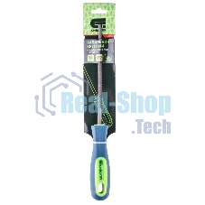 Напильник Сибртех, 150 мм, круглый, двухкомпонентная рукоятка, №2