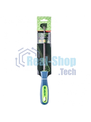 Напильник Сибртех, 150 мм, круглый, двухкомпонентная рукоятка, №2