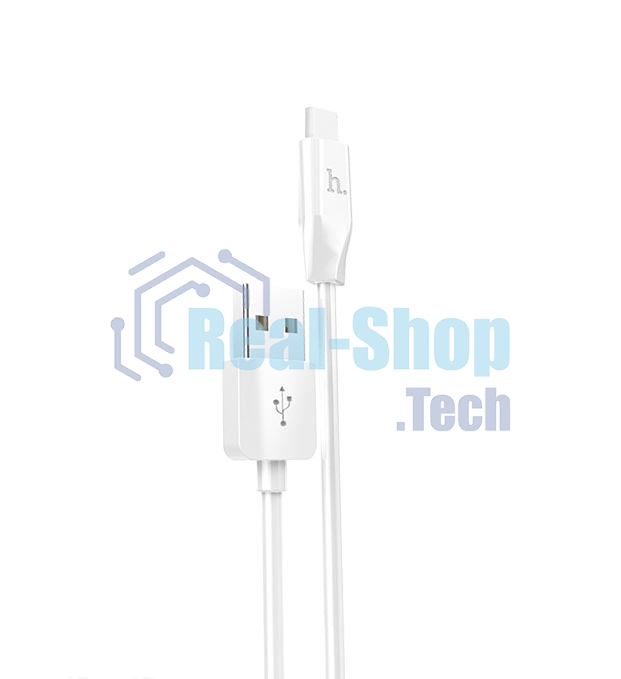 Кабель USB HOCO X1 Rapid, USB - Type-C, 2.1А, 1м, белый
