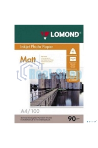 Фотобумага Lomond односторонняя матовая A4/90/100л.