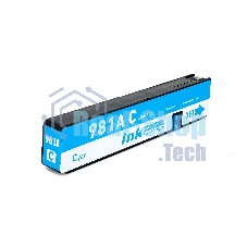 Картридж струйный NVPrint 981A (NV-J3M68A) Cyan для HP PageWide 556/586 (100 мл)