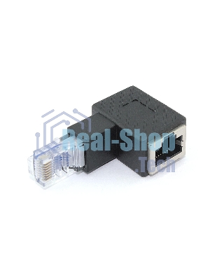 Удлинитель сетевого кабеля мама-папа угловой вниз